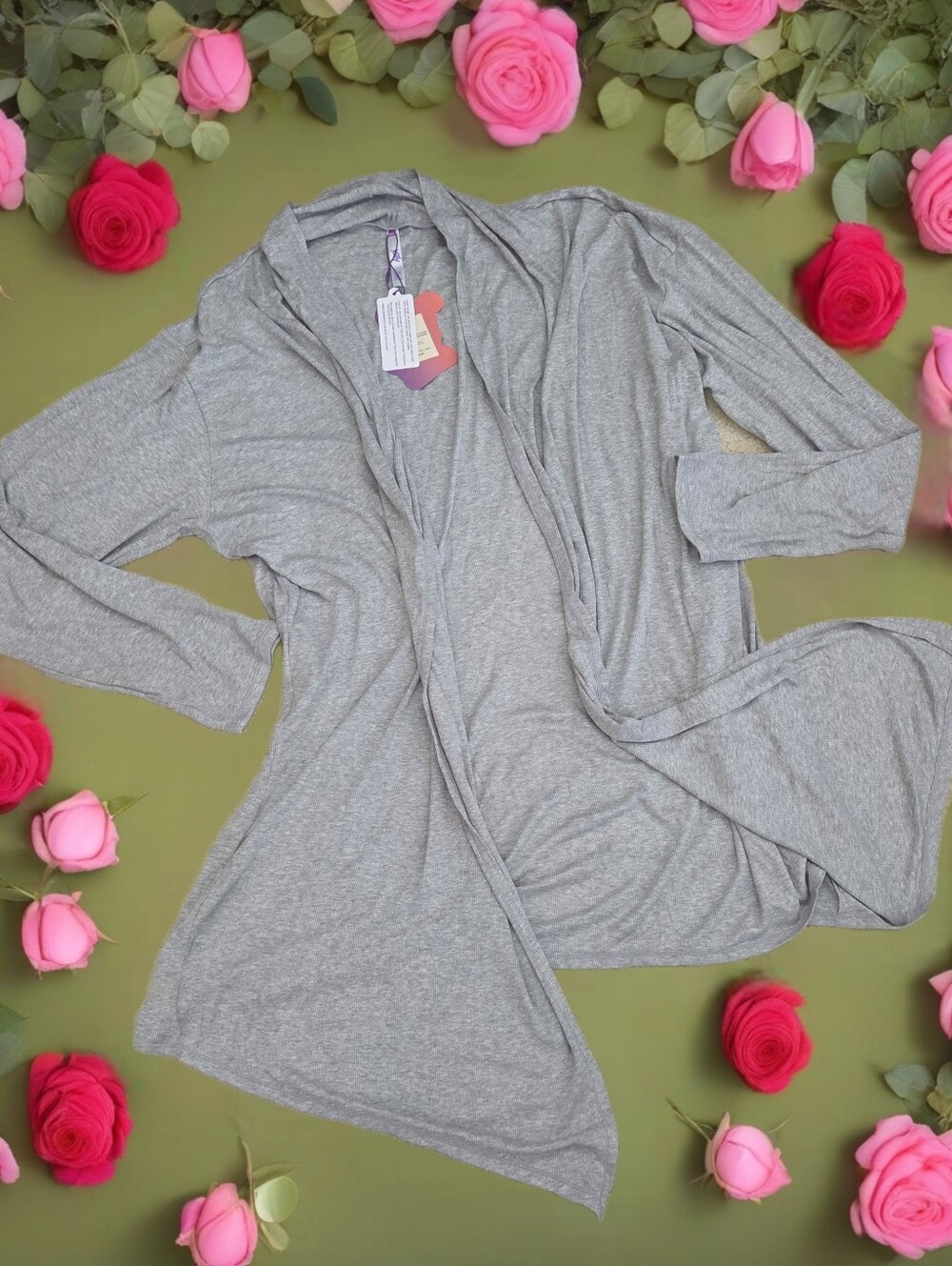 New Yitty Open Front Long Cardigan Women Plus 4X